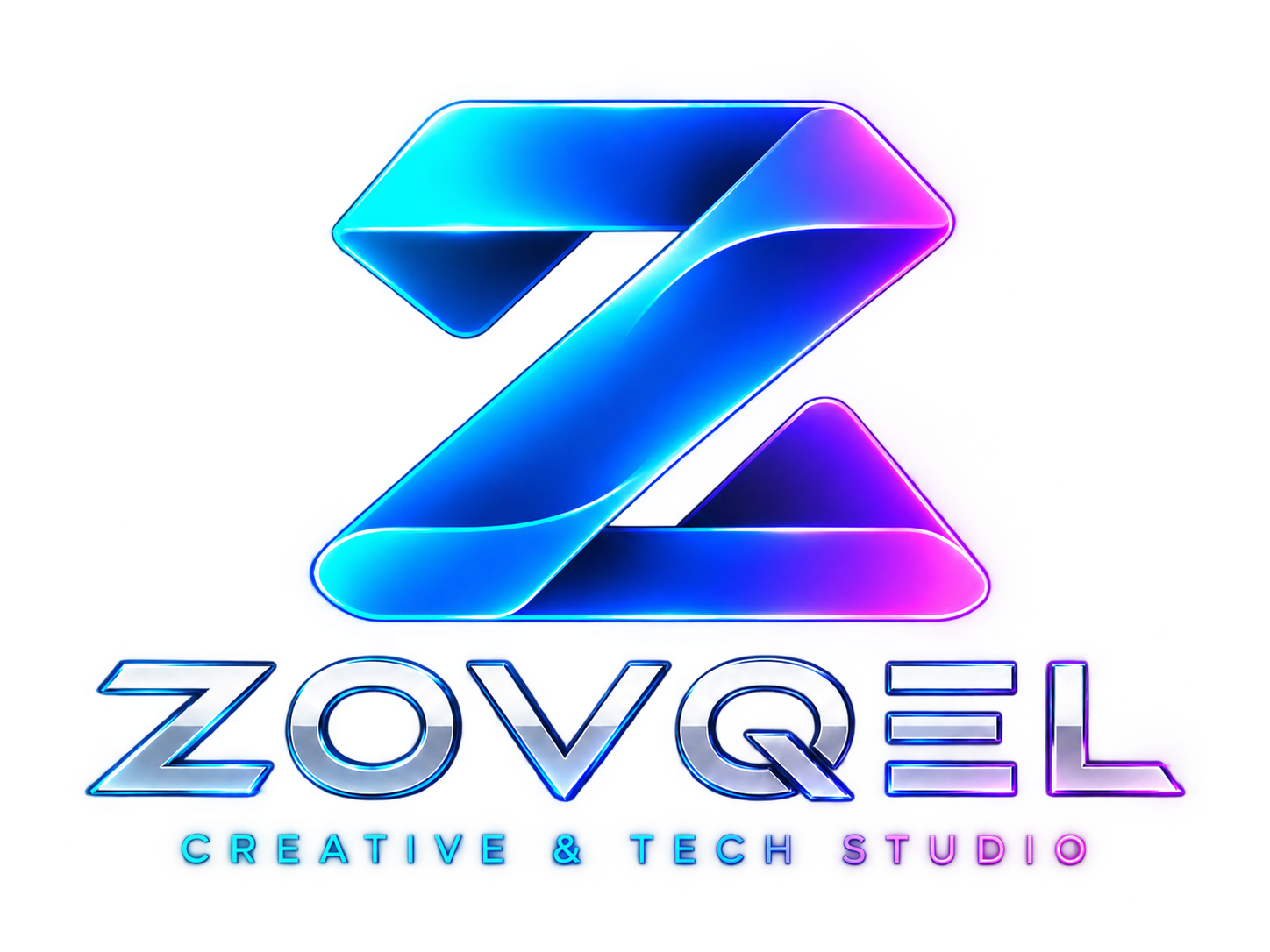 Logótipo futurista ZOVQEL